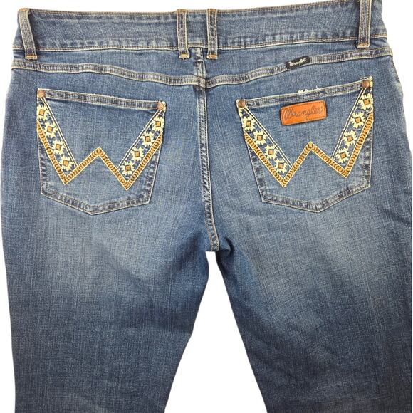 Wrangler | Retro Sadie Bootcut Jean w/Embellished  Pockets | 34x32 - Picture 6 of 7
